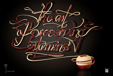 國外創(chuàng)意廣告中漂亮字體的藝術(shù) 設(shè)計(jì)語言與視覺吸引力